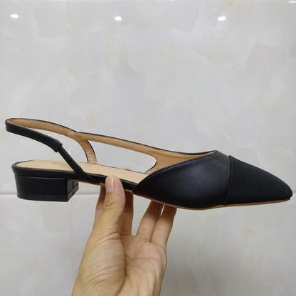  Scarpin Bicolor Preto