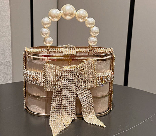  Bag de Balde Strass e Perola