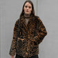  Jaqueta Feminina Leopardo Animal Print Onça