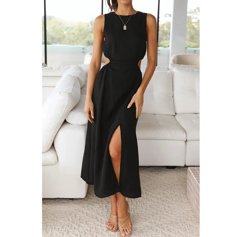   Vestido Midi com Fenda