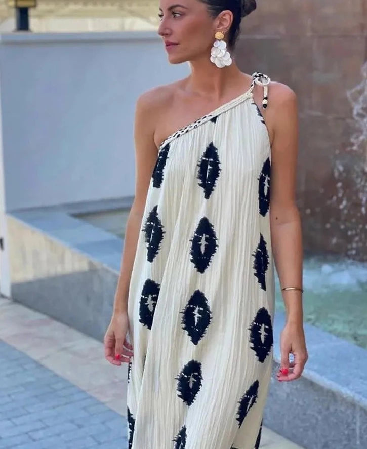 Vestido Longo Boho Nula Manga