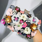 Clutch Flor e Strass