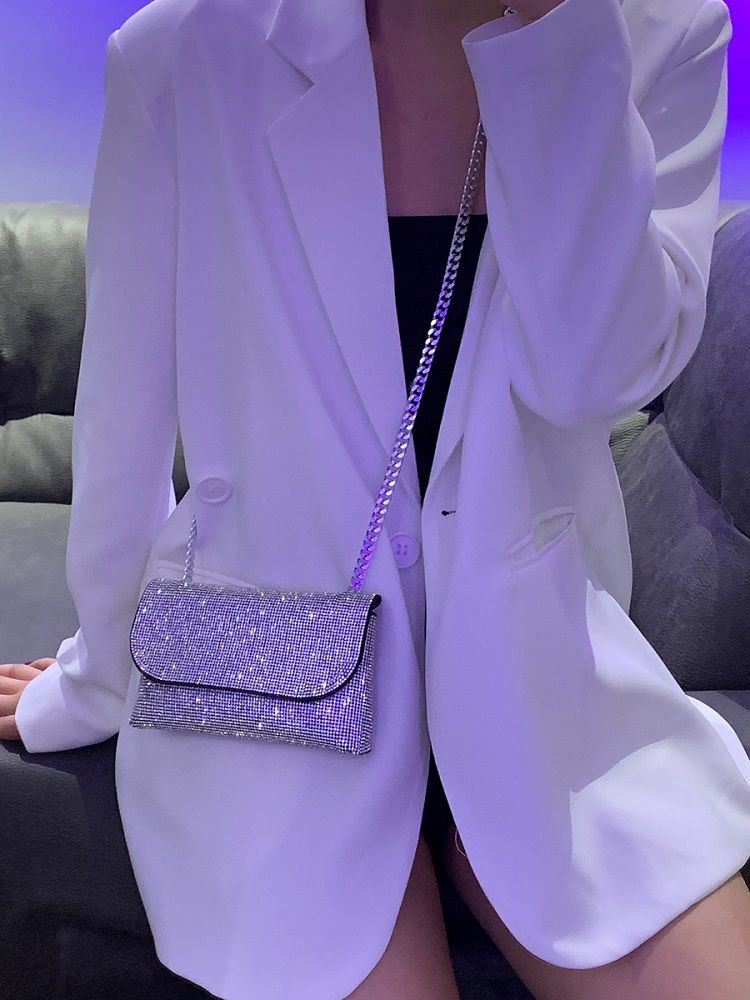 Bag de Strass Prata