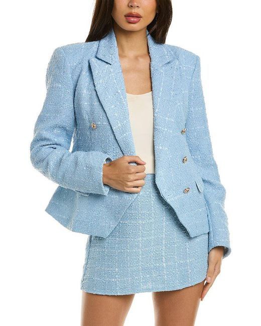 Conjunto Blazer e Short Saia Azul